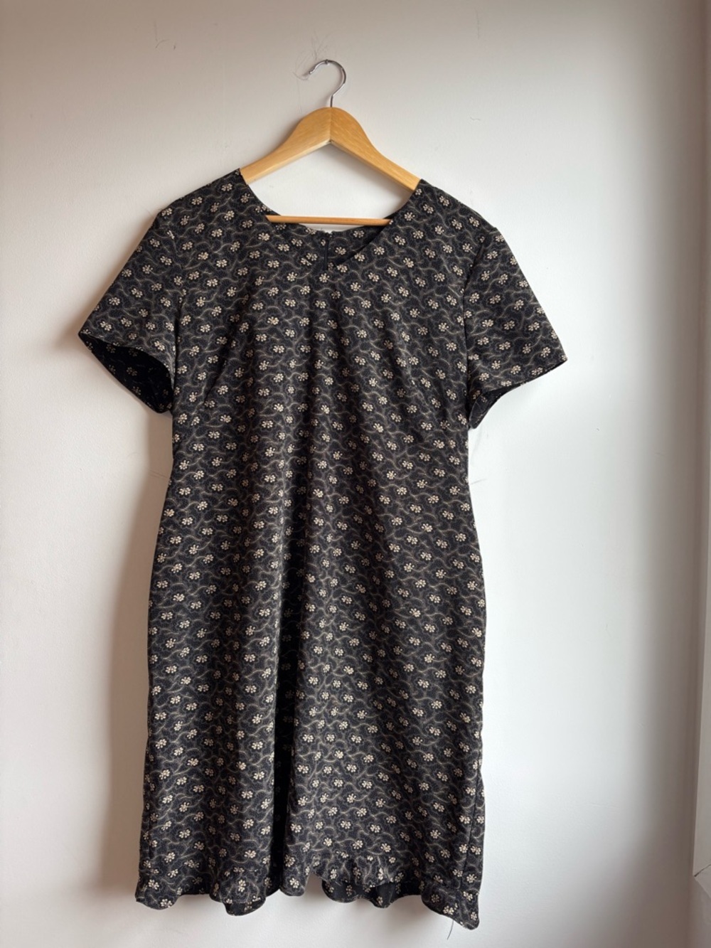 Northern Reflections Black Floral Midi Dress